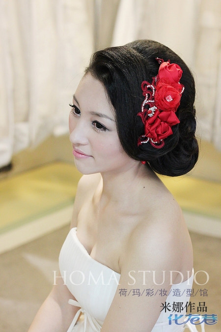 感谢支持荷玛的亲们~米娜老师的试妆照哦|婚庆