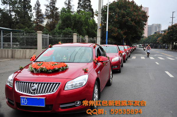 常州红君威专业婚庆车队红色进行曲完美演绎|