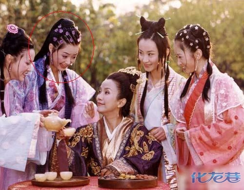 蒋欣在《大脚马<em>皇后</em>》中演<em>丫鬟</em>秋菊