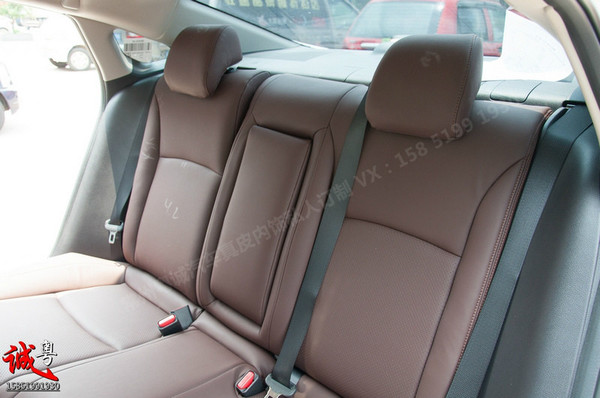 【常州粤诚汽车真皮内饰改装】本田思域座椅包