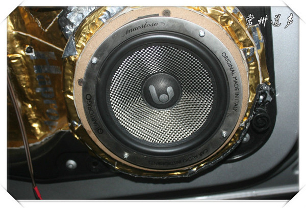 【大众途锐】音响改装 发烧升级意大利诗芬尼喇叭——常州道声专业